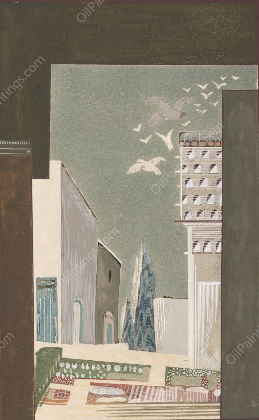 Histoire charmante de l'adolescente sucre d'amour Pl.4  by Francois-Louis Schmied - Hand-Painted Oil Painting Reproduction