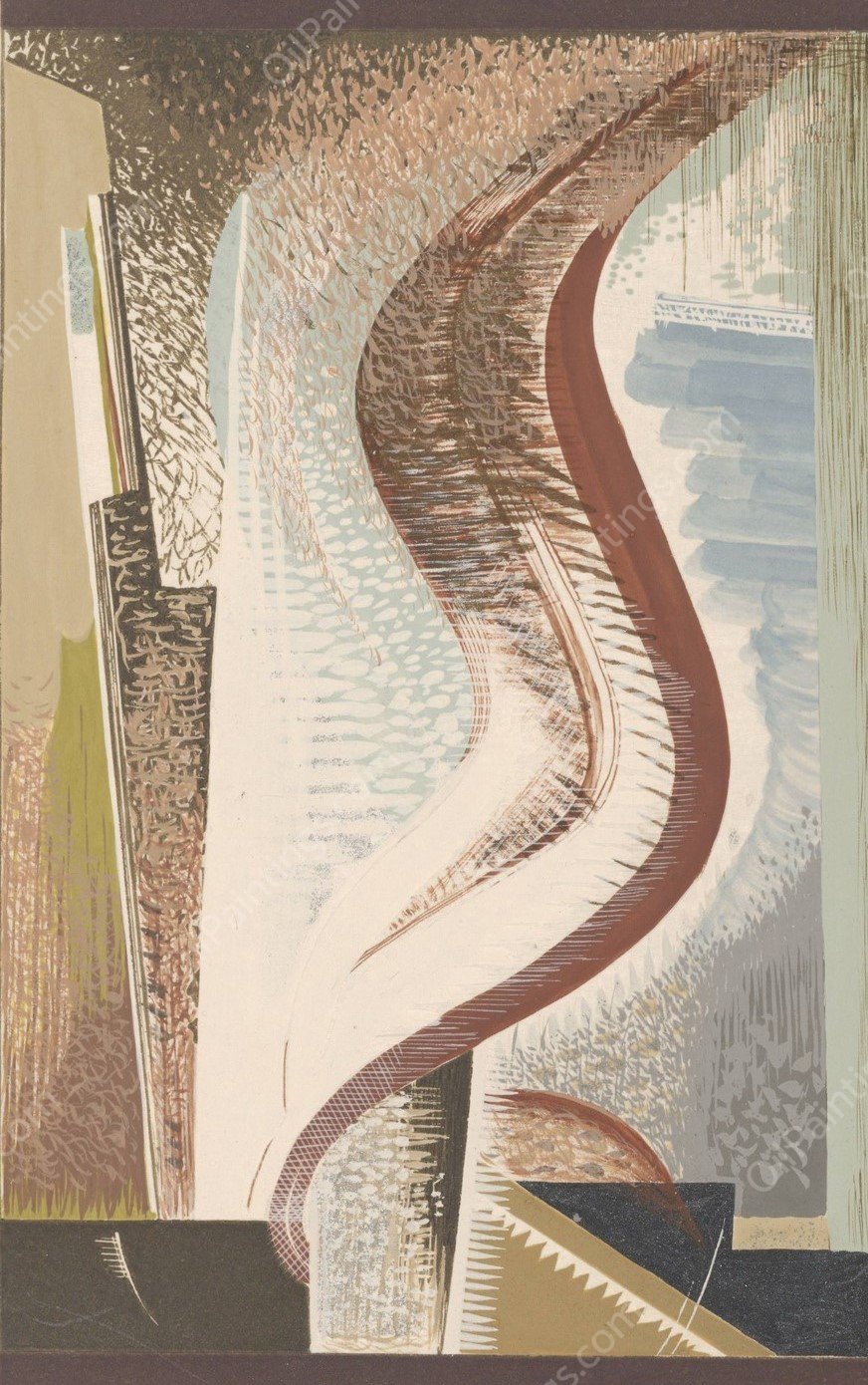 Histoire charmante de l'adolescente sucre d'amour Pl.8  by Francois-Louis Schmied - Hand-Painted Oil Painting Reproduction