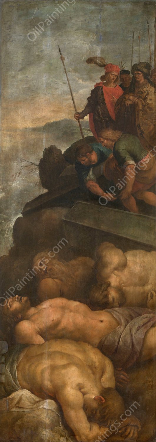 Martyrdom of the Four Crowned Martyrs  by Frans Francken The Younger - Hand-Painted Oil Painting Reproduction