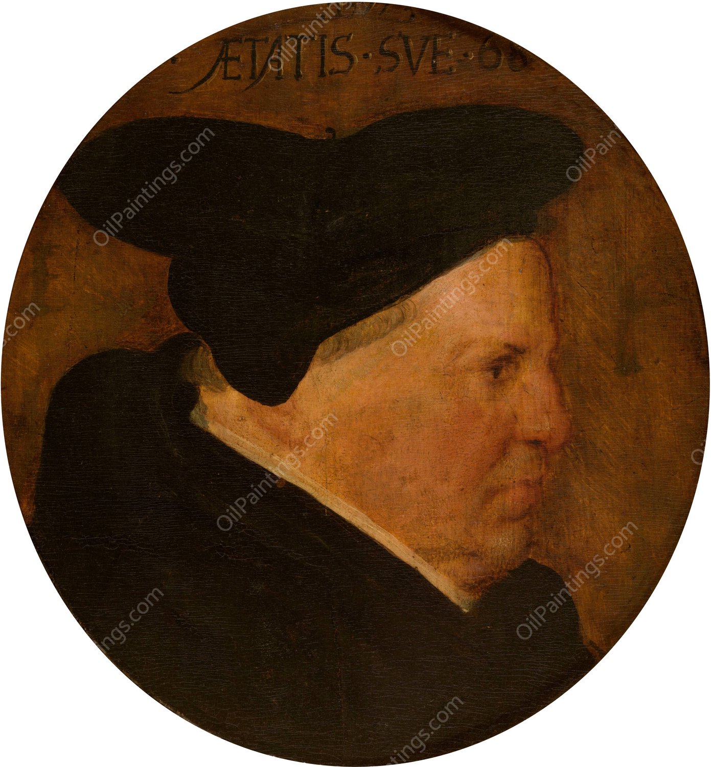 Frans Sonnius, Bishop of Antwerp  by Frans Pourbus The Elder - Hand-Painted Oil Painting Reproduction