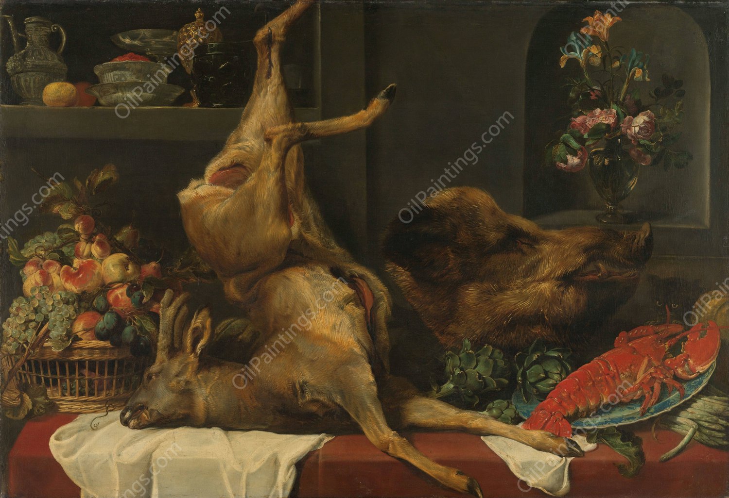 Larder Still life  by Frans Snyders - Hand-Painted Oil Painting Reproduction