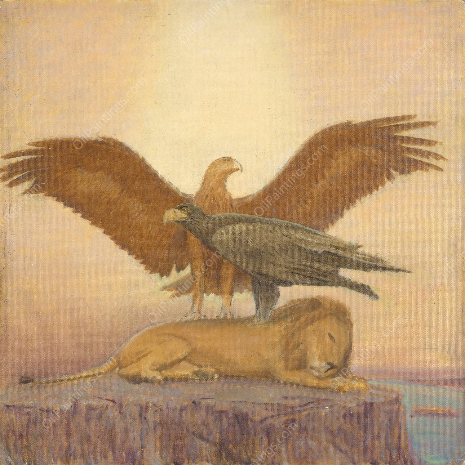 Tierstudie by Franz Von Matsch - Hand-Painted Oil Painting Reproduction