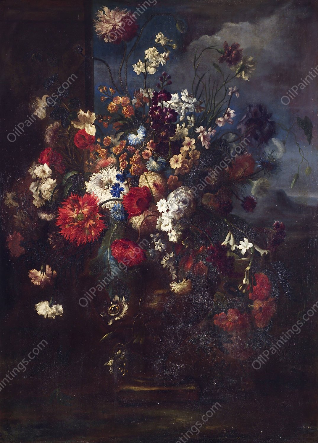 Flower Piece  by Franz Werner Von Tamm - Hand-Painted Oil Painting Reproduction