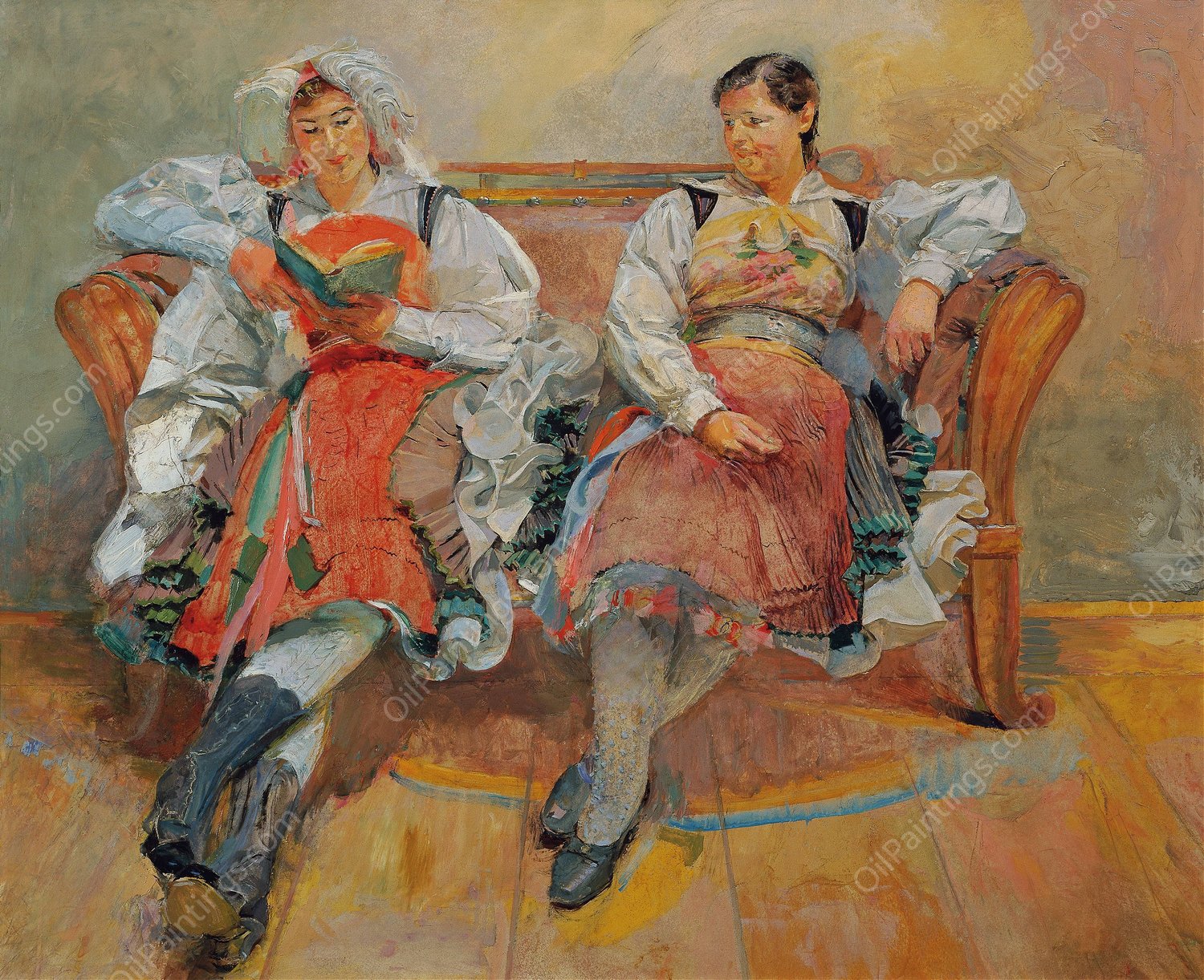 Gailtaler  by Franz Wiegele - Hand-Painted Oil Painting Reproduction