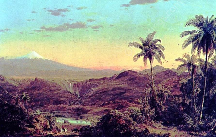 Cotopaxi by Frederic Edwin Church - Hand-Painted Oil Painting Reproduction
