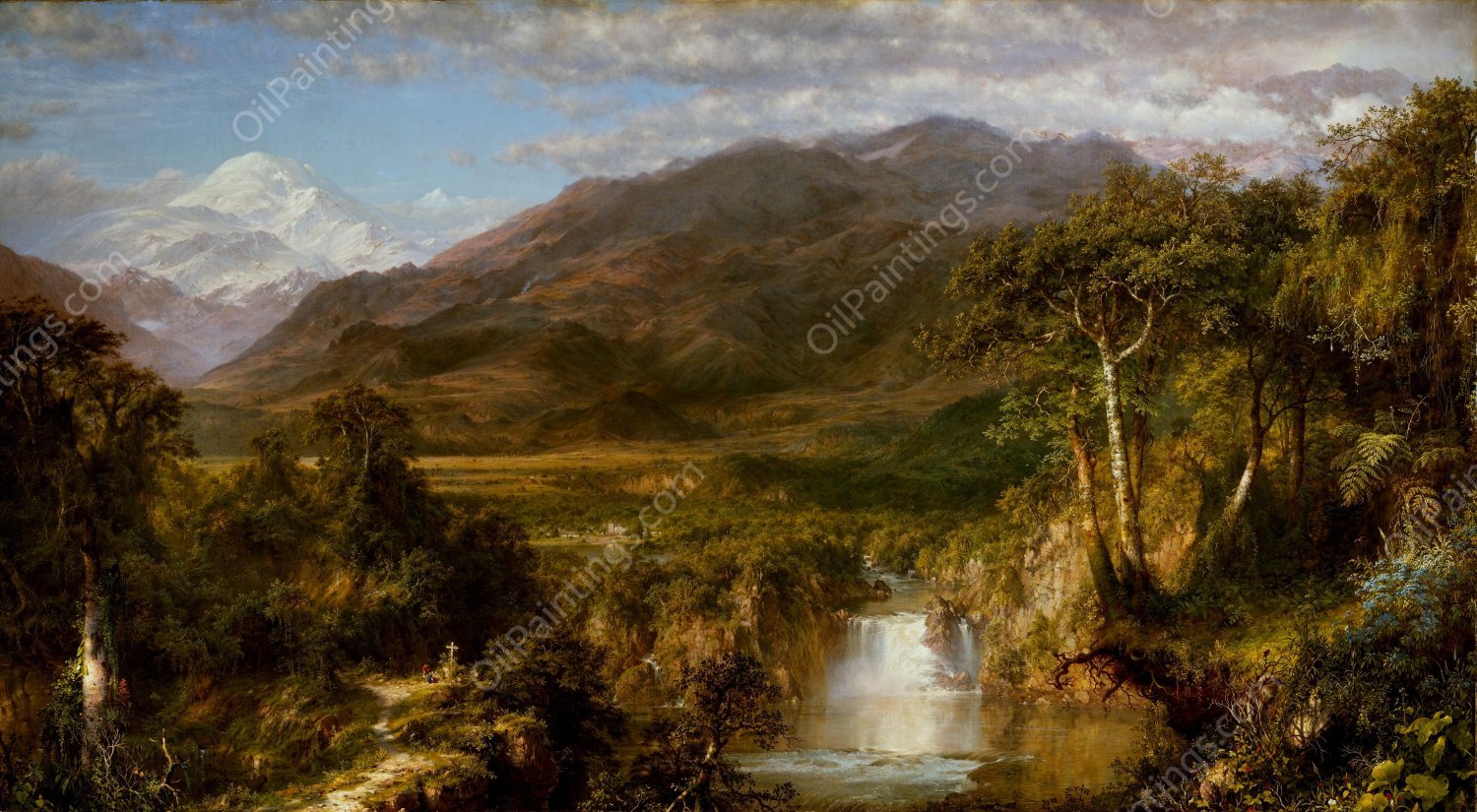 Heart of the Andes by Frederic Edwin Church - Hand-Painted Oil Painting Reproduction