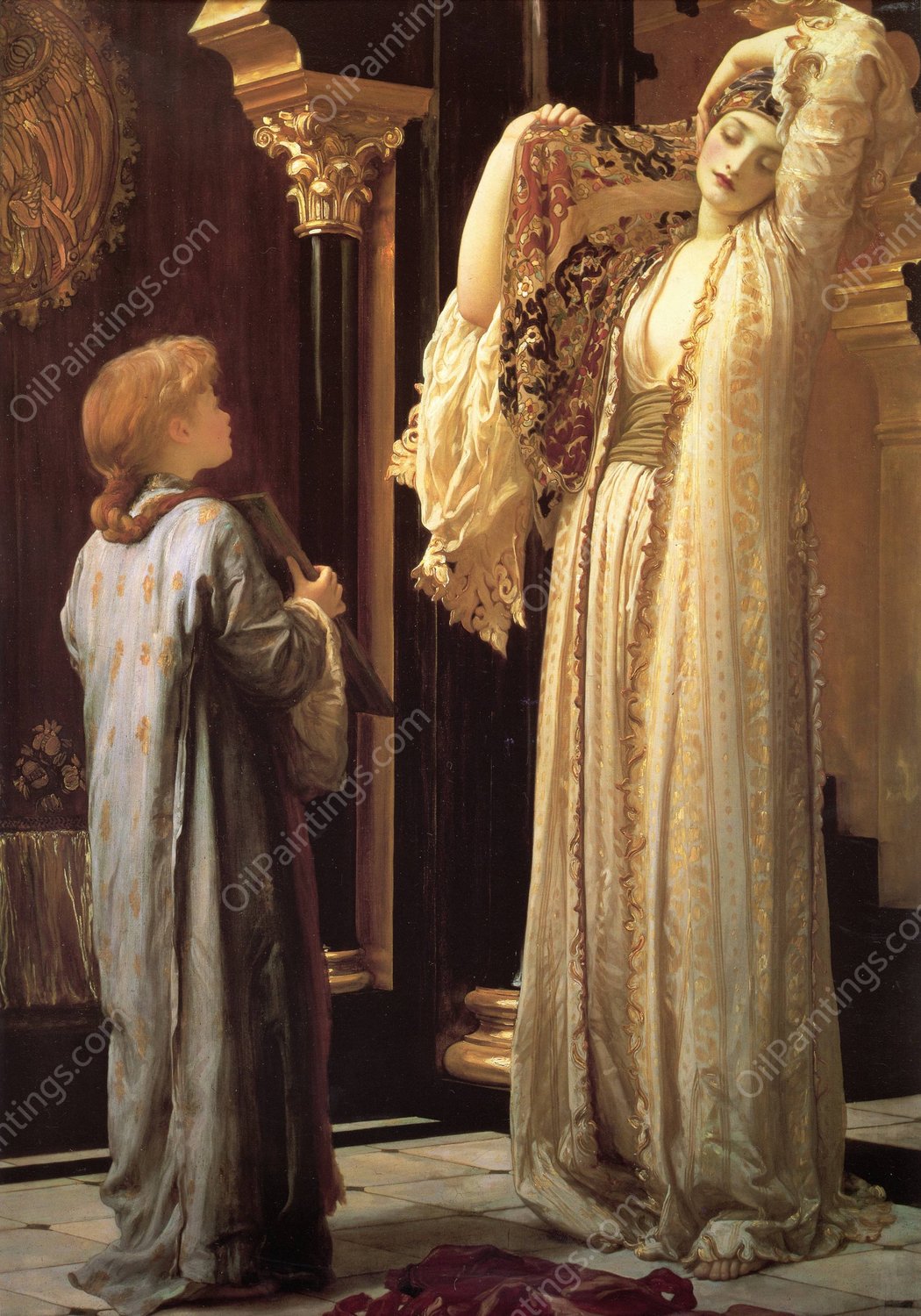 Light of the Harem  by Frederic Leighton - Hand-Painted Oil Painting Reproduction