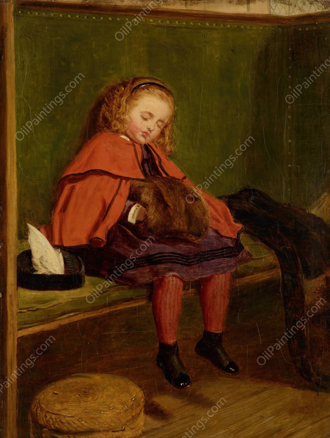 My Second Sermon by Frederic Leighton - Hand-Painted Oil Painting Reproduction