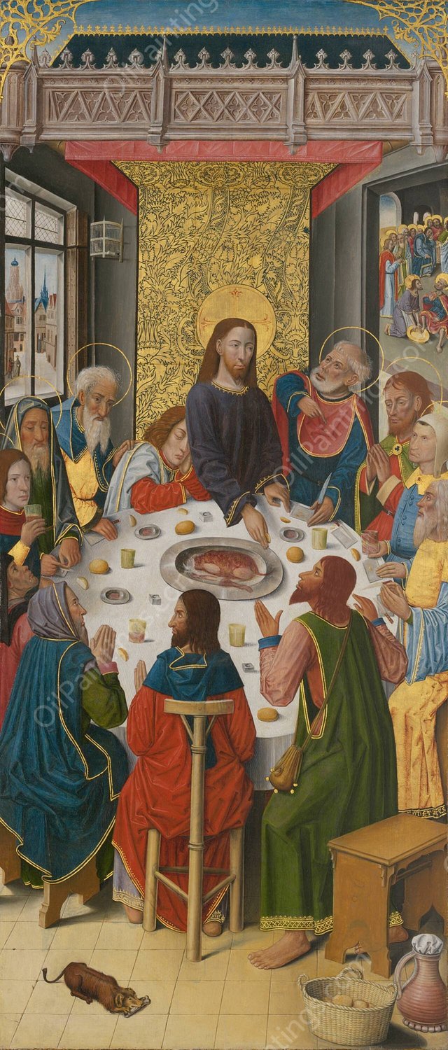 The Last Supper  by French School - Hand-Painted Oil Painting Reproduction