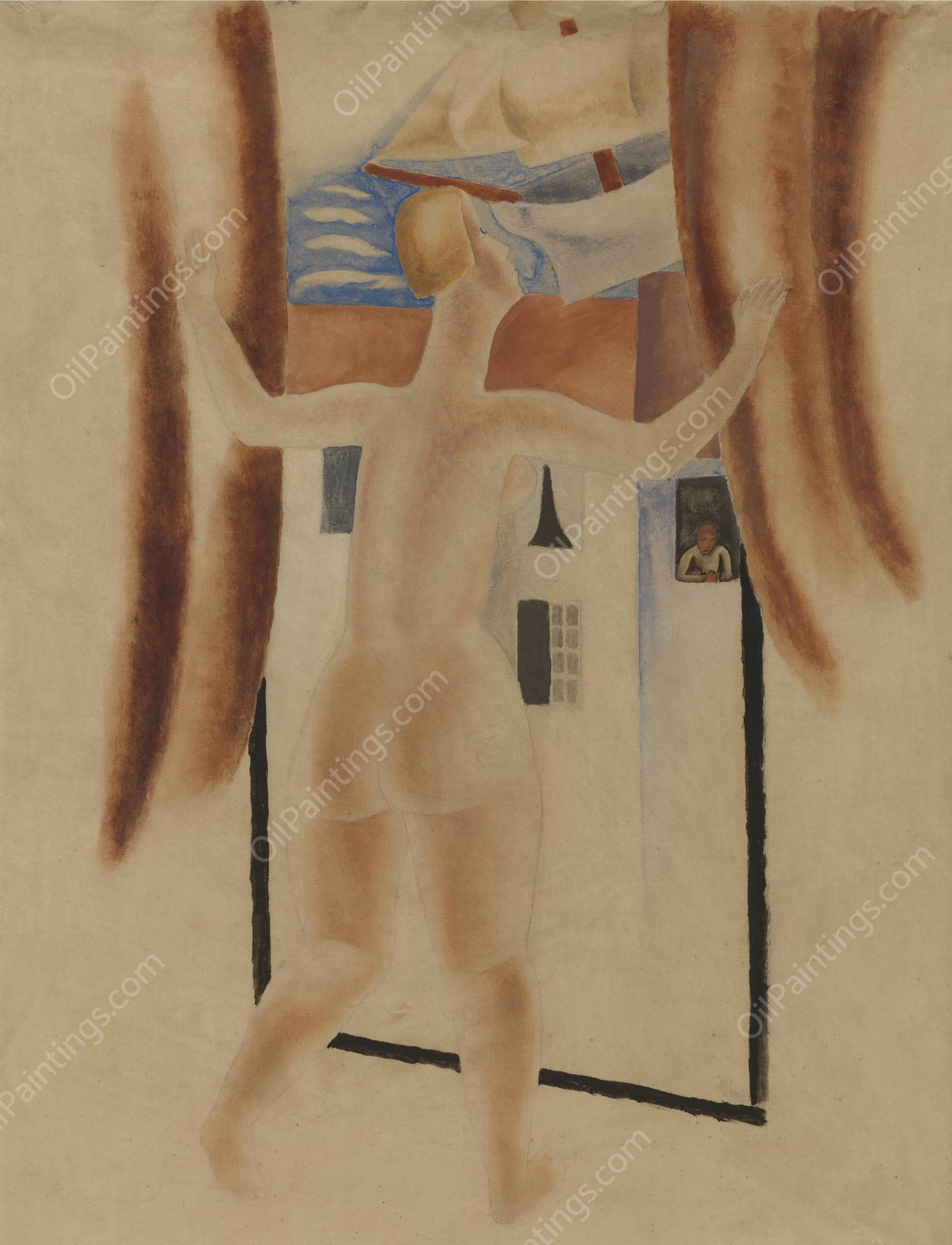 Avontuur  by Frits Van Den Berghe - Hand-Painted Oil Painting Reproduction