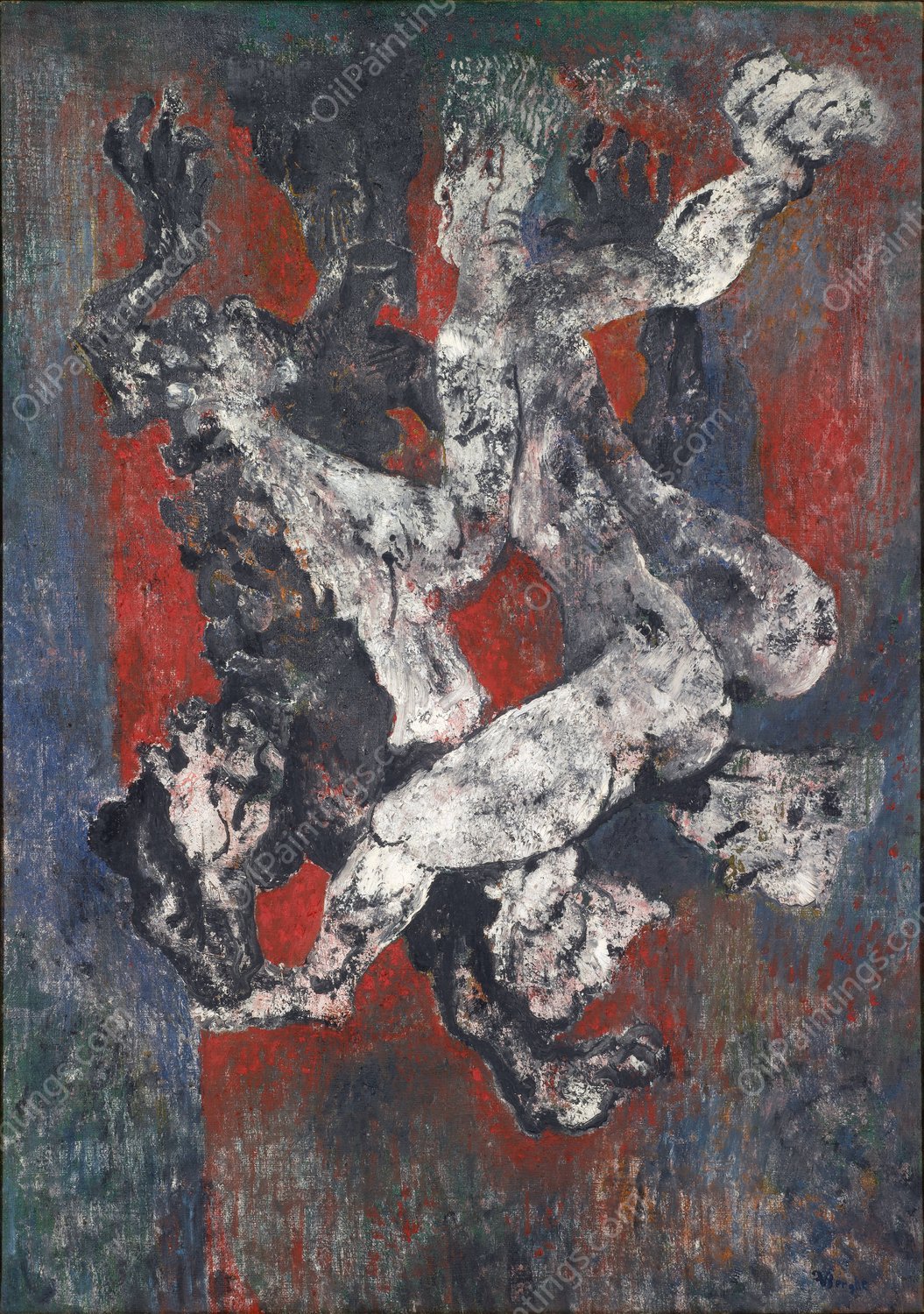 Diableries  by Frits Van Den Berghe - Hand-Painted Oil Painting Reproduction