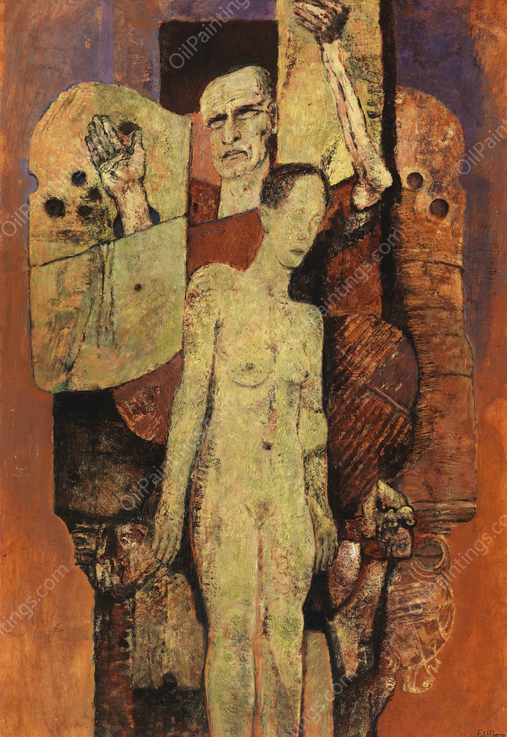 Distances  by Frits Van Den Berghe - Hand-Painted Oil Painting Reproduction