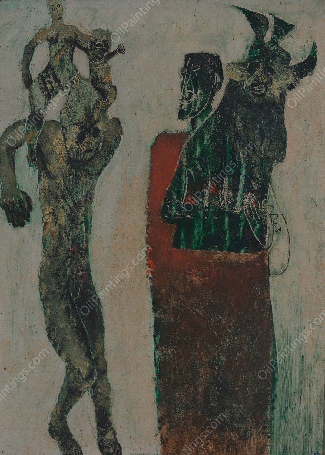 Idolen  by Frits Van Den Berghe - Hand-Painted Oil Painting Reproduction