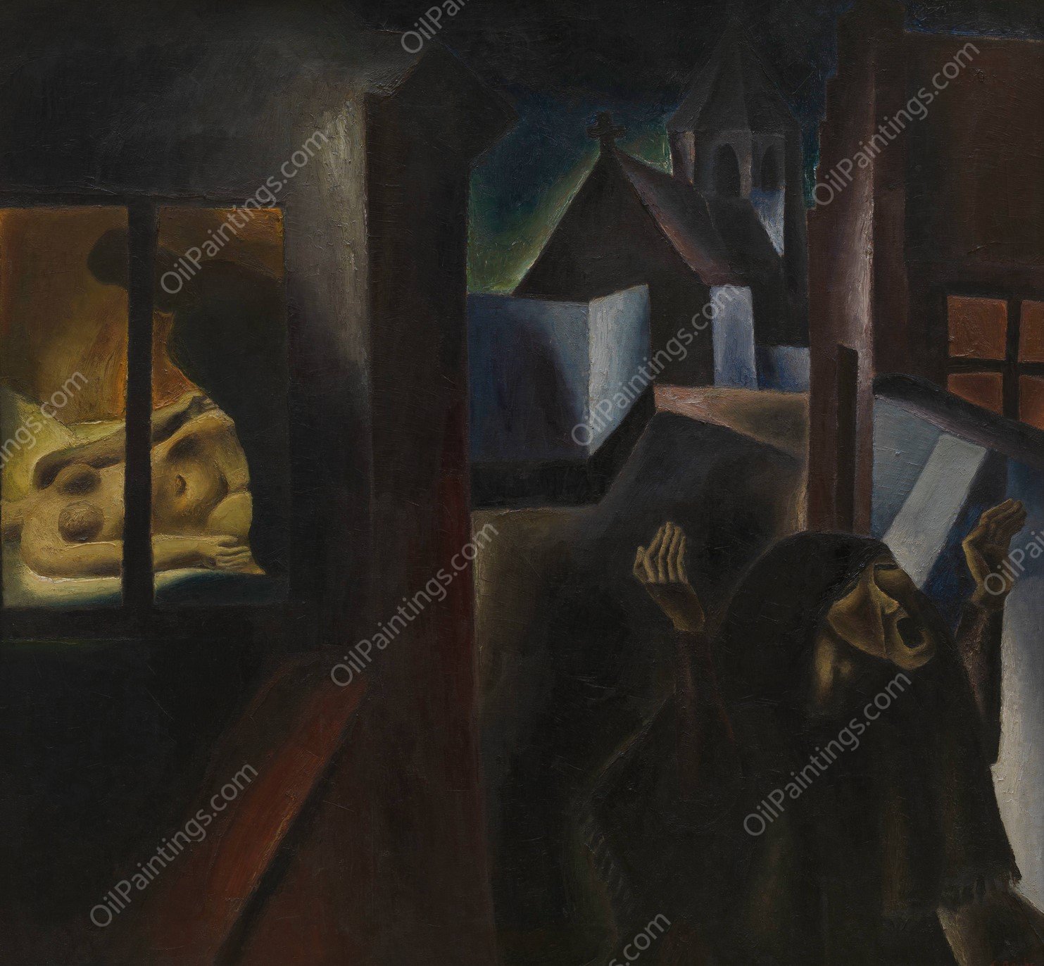 Life  by Frits Van Den Berghe - Hand-Painted Oil Painting Reproduction