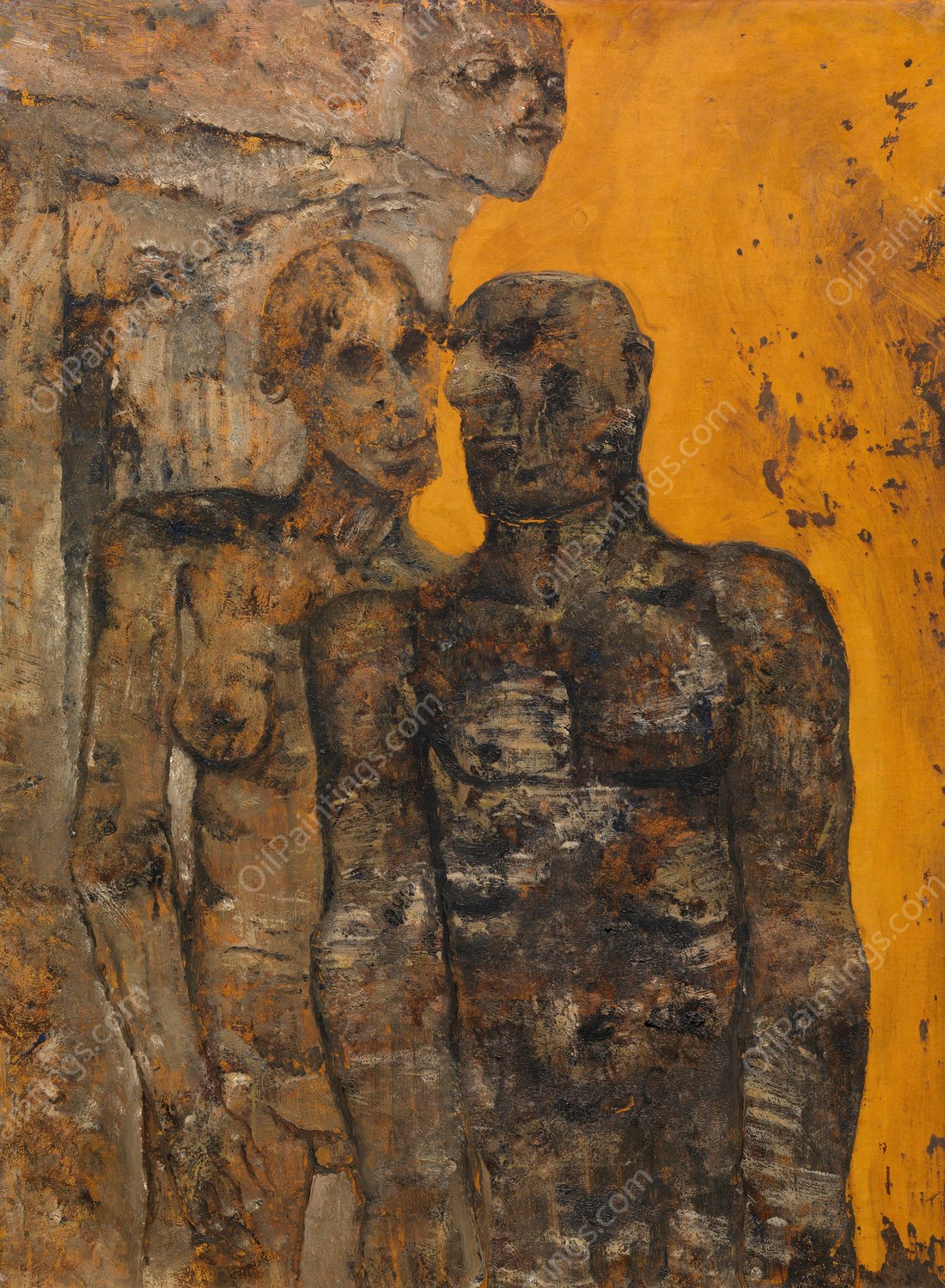 The Stone Age  by Frits Van Den Berghe - Hand-Painted Oil Painting Reproduction