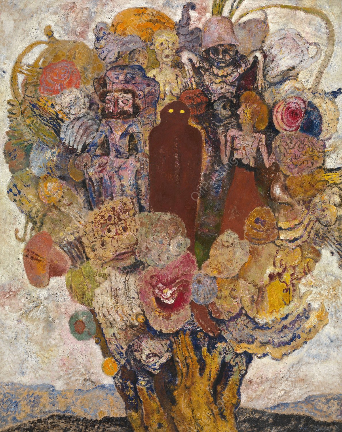 Tree in Bloom  by Frits Van Den Berghe - Hand-Painted Oil Painting Reproduction