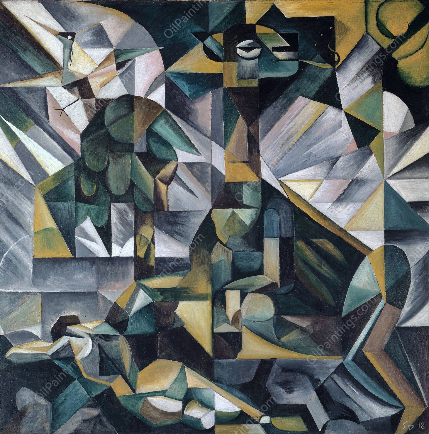 Destiny  by Fritz Baumann - Hand-Painted Oil Painting Reproduction