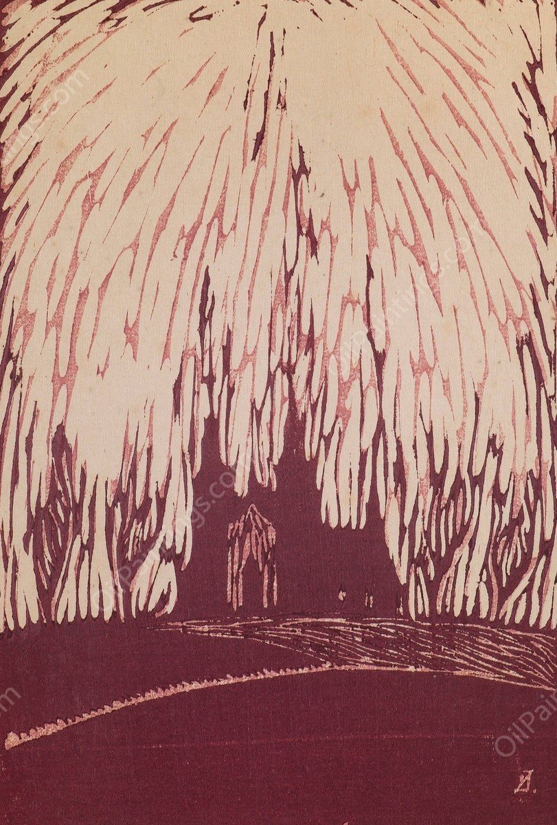 Bell Hill  by Fujimori Shizuo - Hand-Painted Oil Painting Reproduction