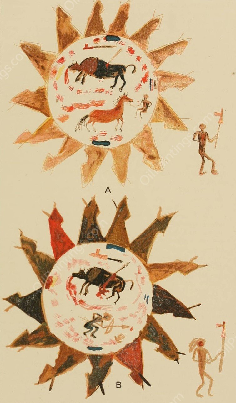 Battiste Good's Cycles  by Garrick Mallery - Hand-Painted Oil Painting Reproduction