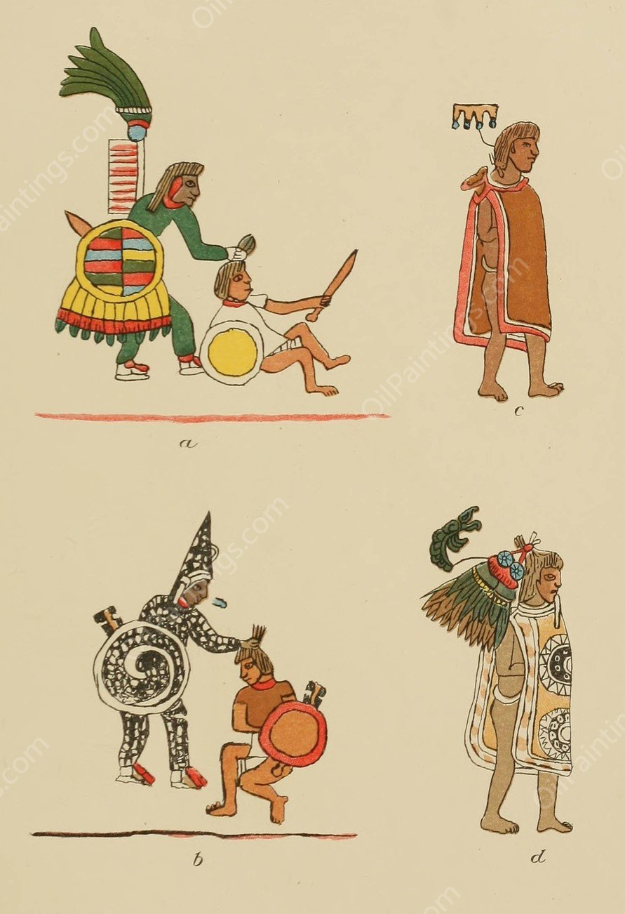 Mexican Military Insignia 2  by Garrick Mallery - Hand-Painted Oil Painting Reproduction