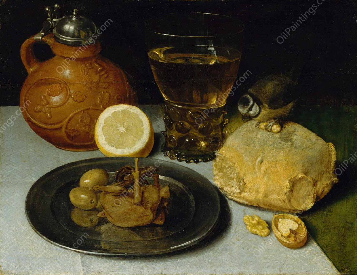 Still life  by Georg Flegel - Hand-Painted Oil Painting Reproduction