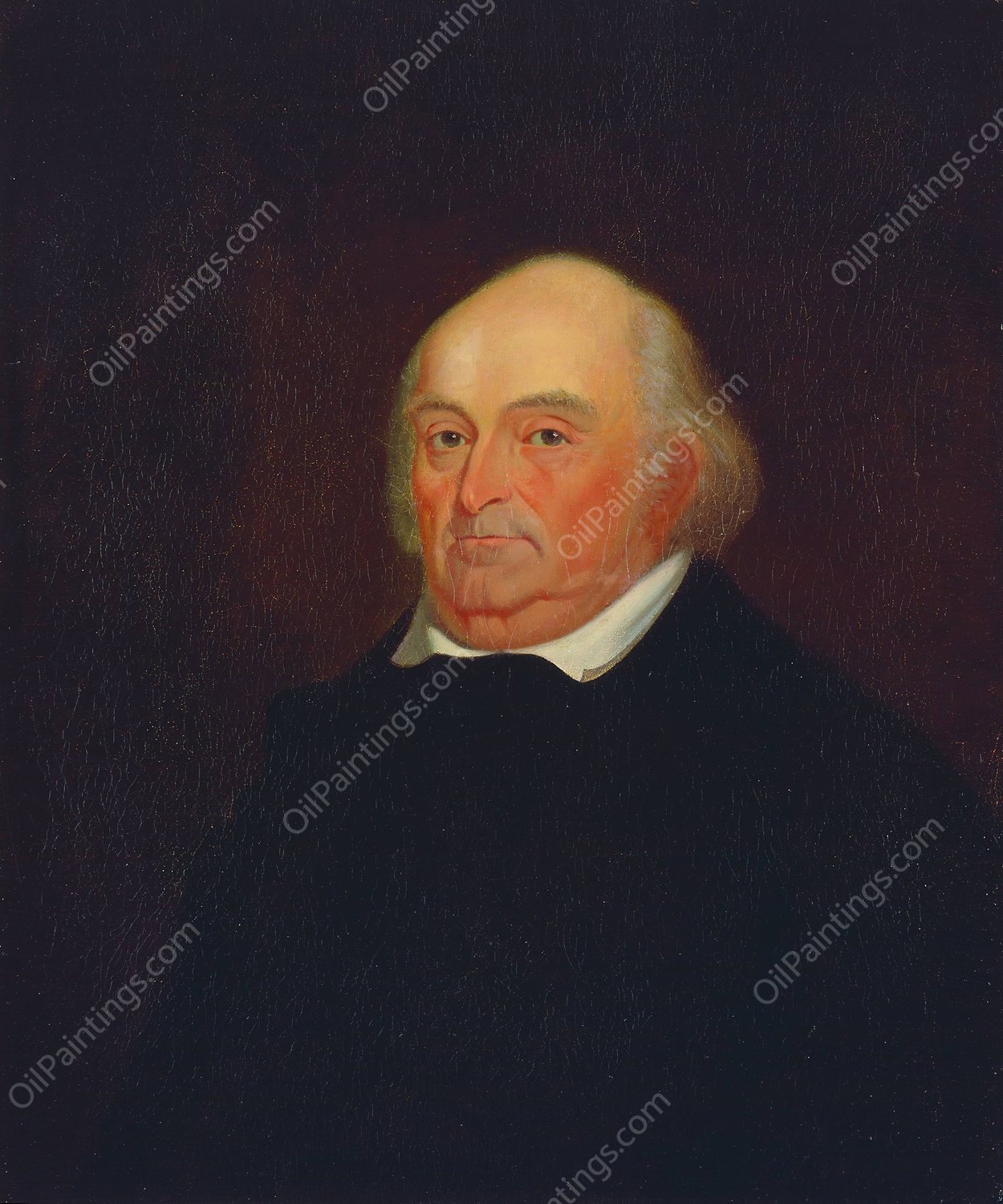 Captain William Johnston  by George Caleb Bingham - Hand-Painted Oil Painting Reproduction