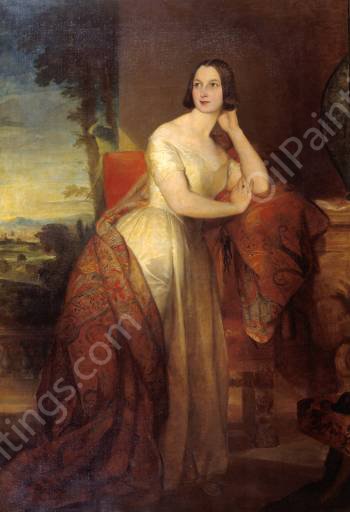 Augusta, Lady Castletown by George Frederick Watts - Hand-Painted Oil Painting Reproduction