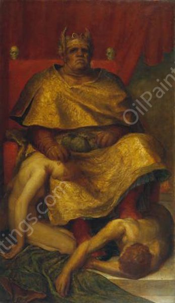 Mammon by George Frederick Watts - Hand-Painted Oil Painting Reproduction