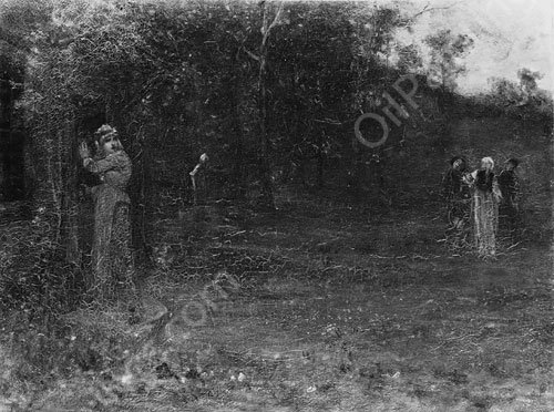 And She was a Witch by George Fuller - Hand-Painted Oil Painting Reproduction