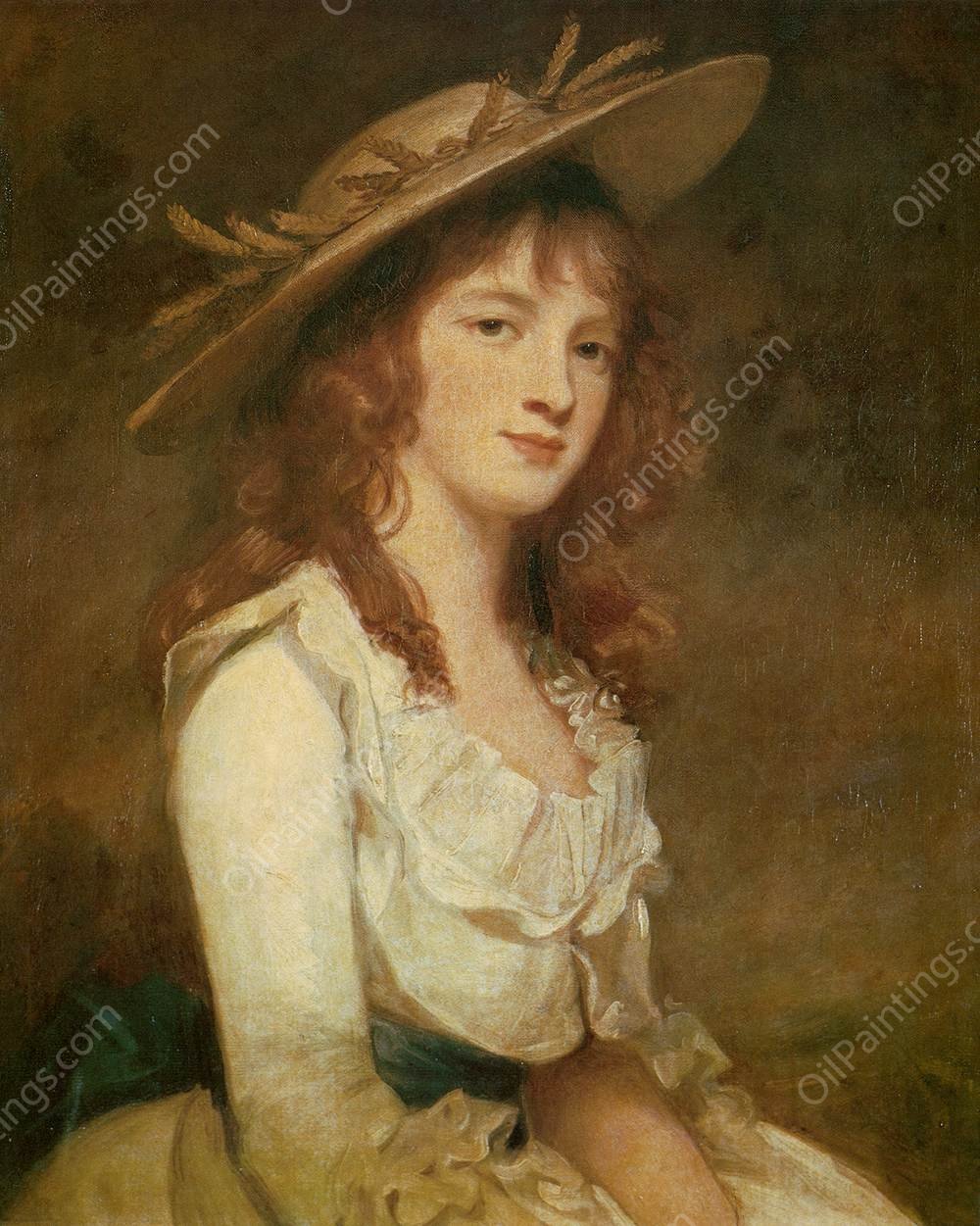 Miss Constable by George Romney - Hand-Painted Oil Painting Reproduction