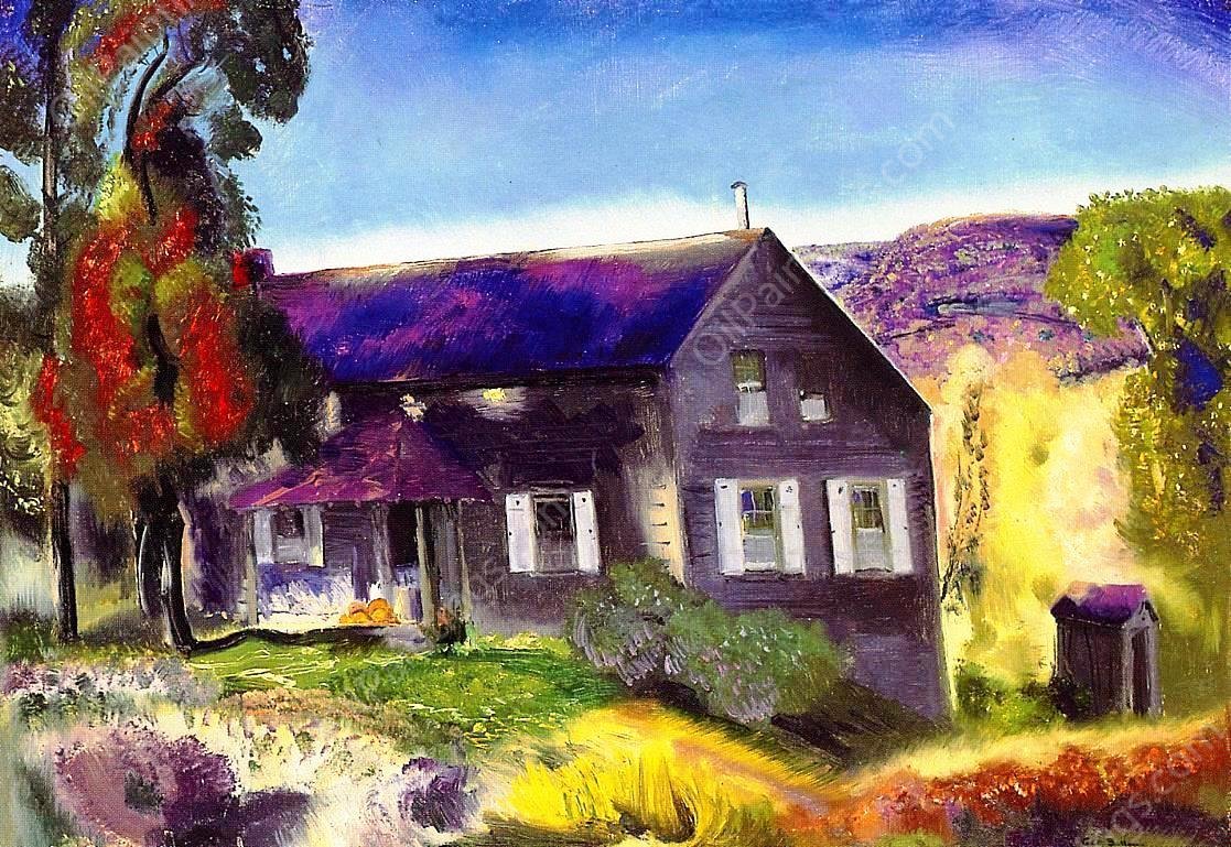 Black House by George Wesley Bellows - Hand-Painted Oil Painting Reproduction