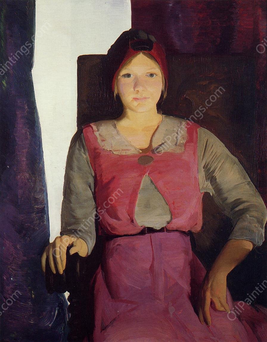 Garaldine Lee, No. 2 by George Wesley Bellows - Hand-Painted Oil Painting Reproduction