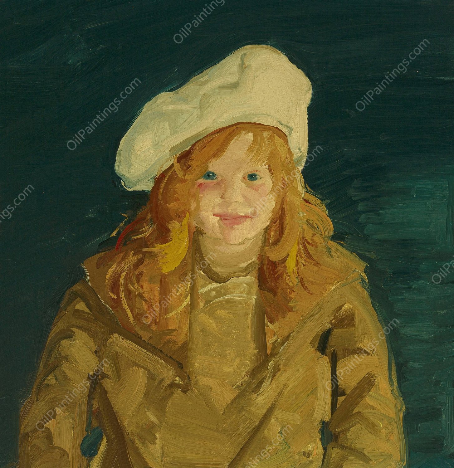 Jackie  by George Wesley Bellows - Hand-Painted Oil Painting Reproduction