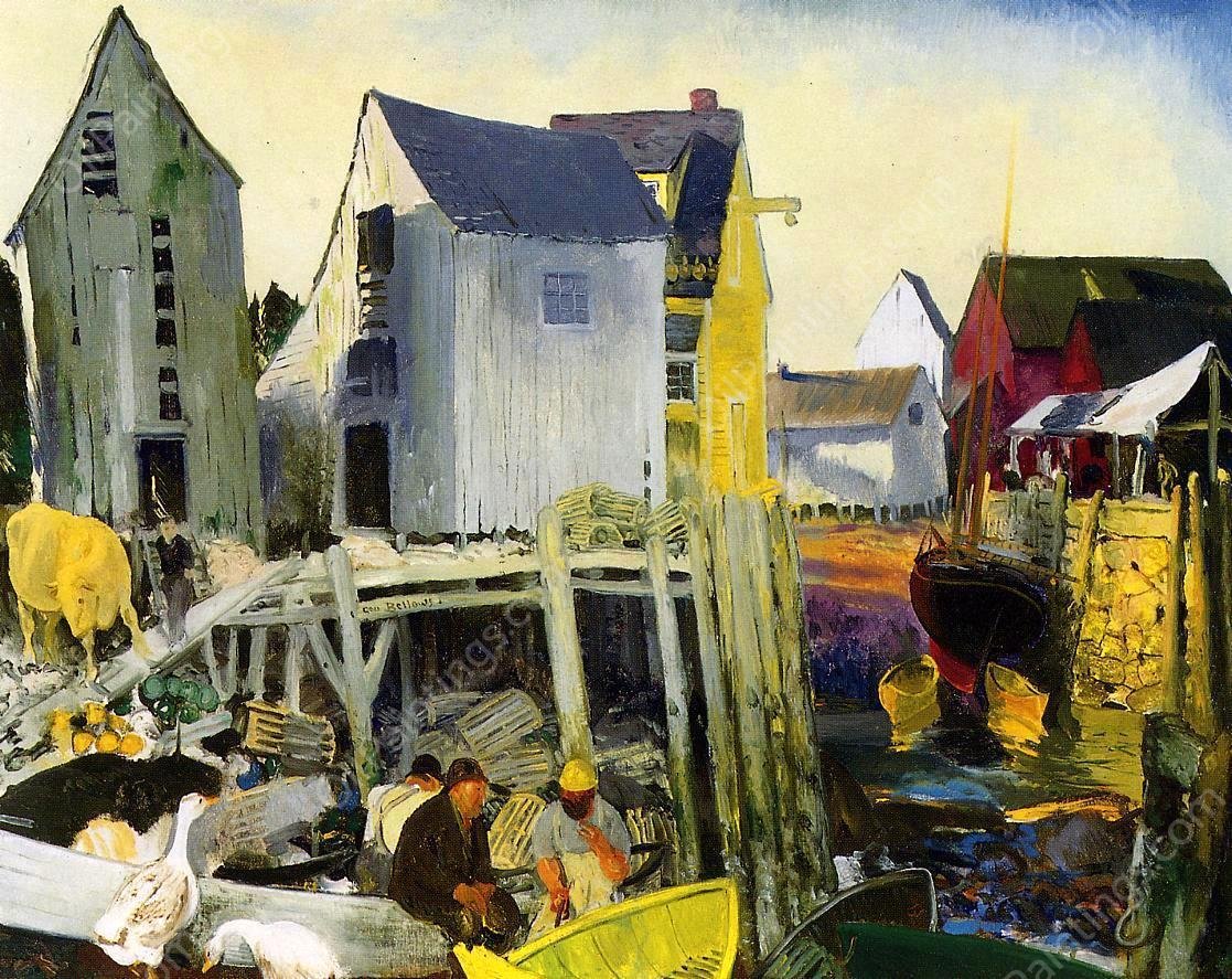 Matinicus by George Wesley Bellows - Hand-Painted Oil Painting Reproduction