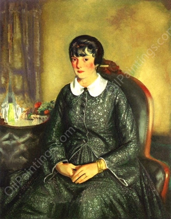 Portrait of Mary McKinnon by George Wesley Bellows - Hand-Painted Oil Painting Reproduction