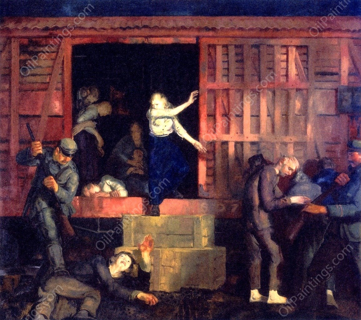 Return of the Useless by George Wesley Bellows - Hand-Painted Oil Painting Reproduction