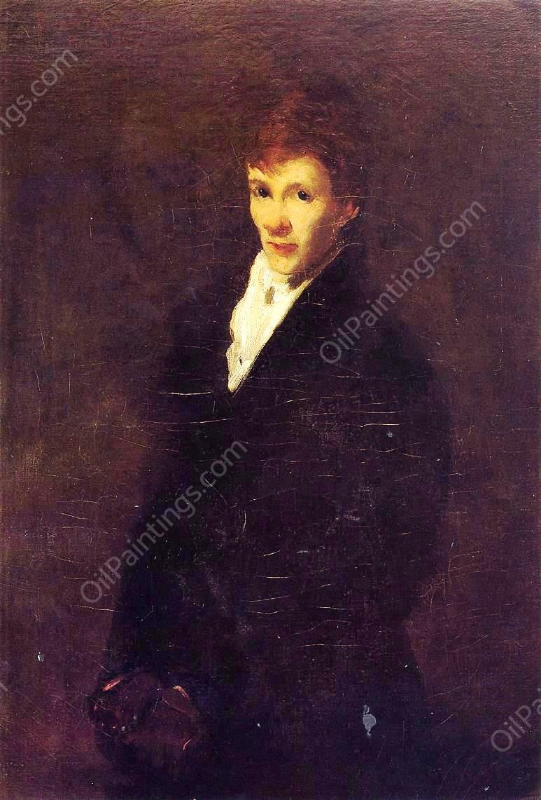 Robin also known as Portrait of Clifton Webb by George Wesley Bellows - Hand-Painted Oil Painting Reproduction