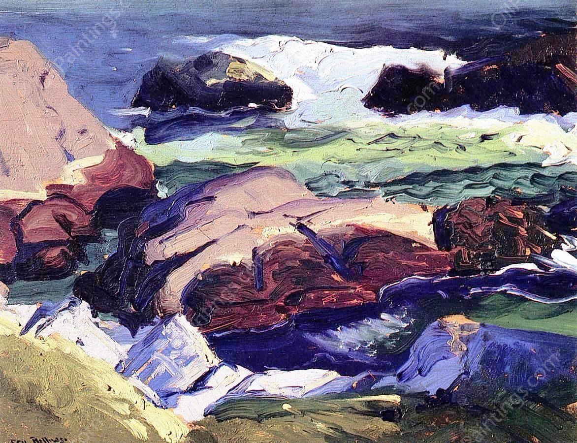 Sun Glow by George Wesley Bellows - Hand-Painted Oil Painting Reproduction