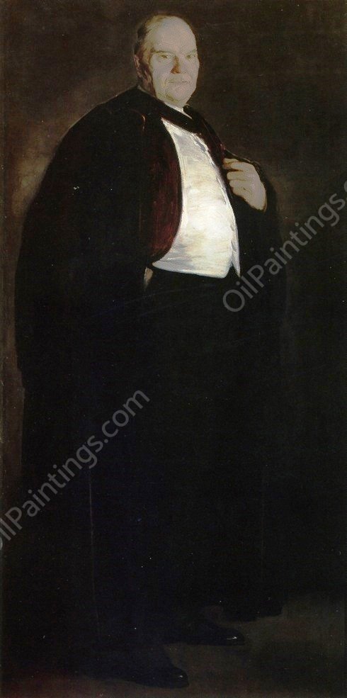 William Oxley Thompson by George Wesley Bellows - Hand-Painted Oil Painting Reproduction