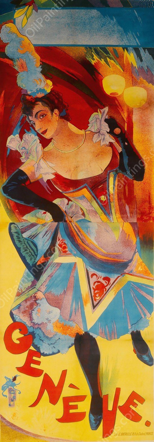 Geneve  by Georges De Feure - Hand-Painted Oil Painting Reproduction