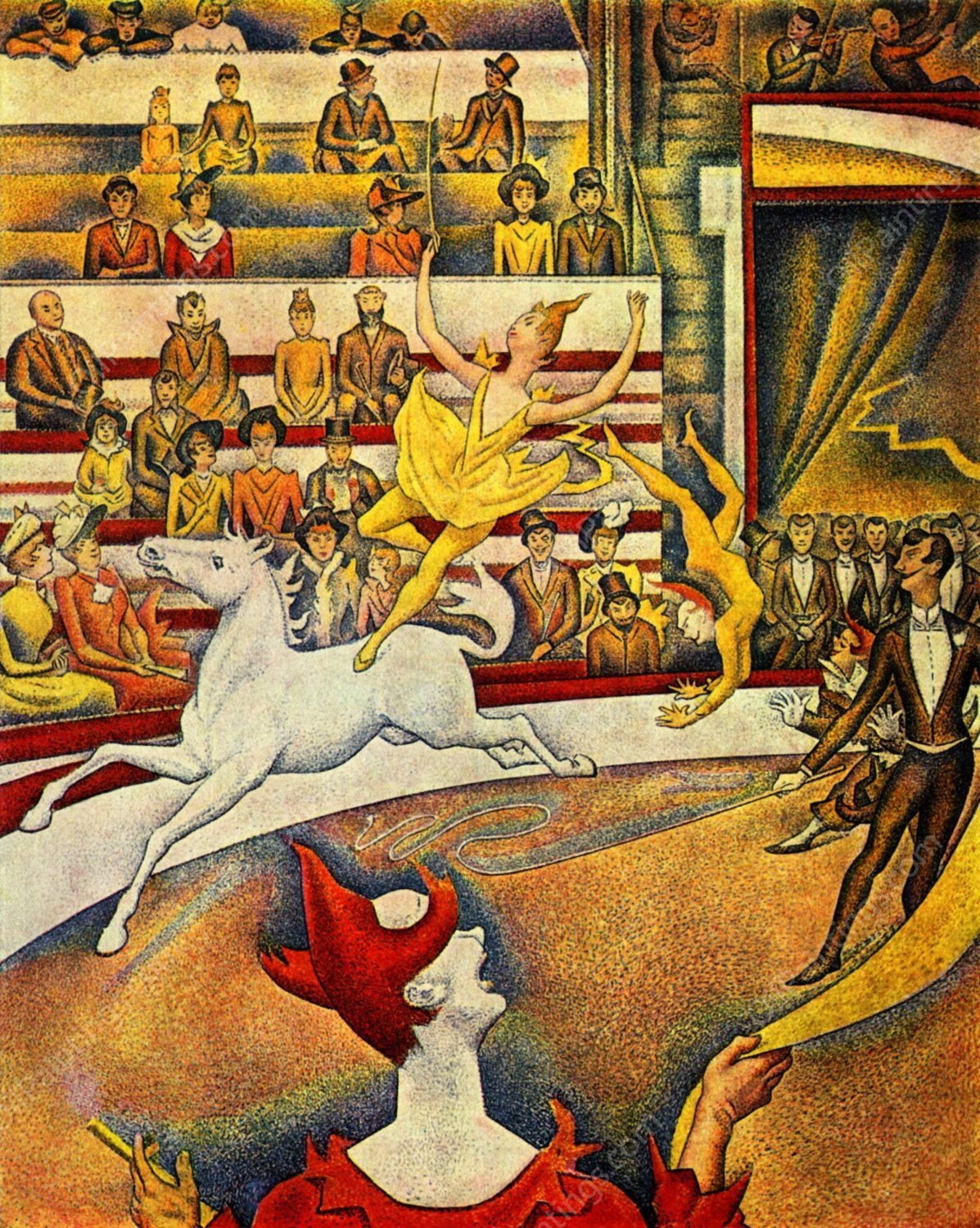 The Circus by Georges Seurat - Hand-Painted Oil Painting Reproduction