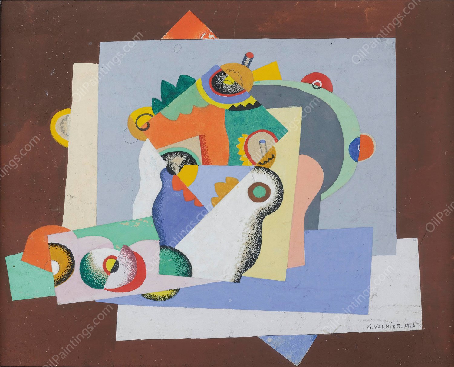 Nature Morte  by Georges Valmier - Hand-Painted Oil Painting Reproduction