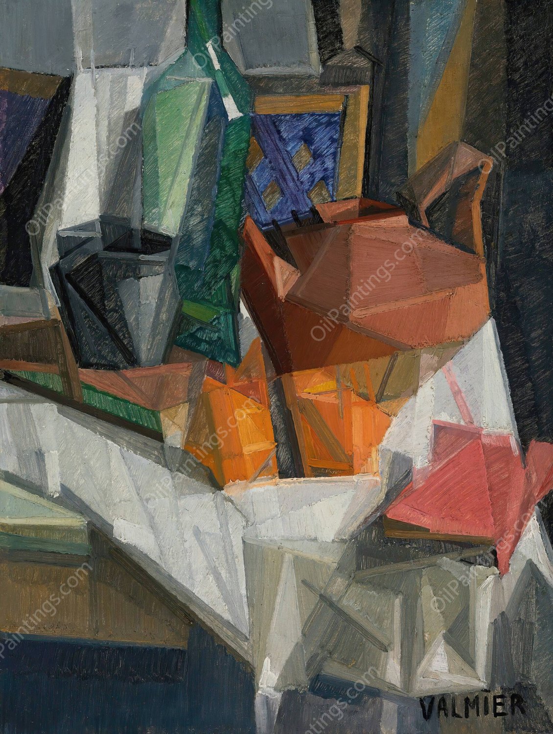 Nature Morte No. 3  by Georges Valmier - Hand-Painted Oil Painting Reproduction