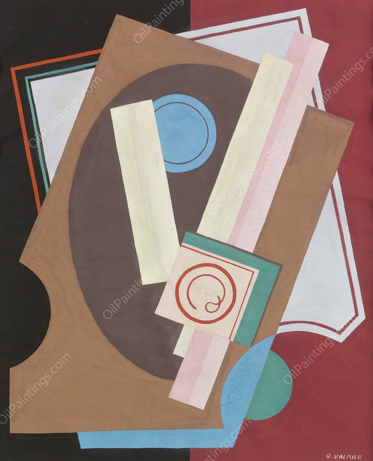 Nature Morte  by Georges Valmier - Hand-Painted Oil Painting Reproduction