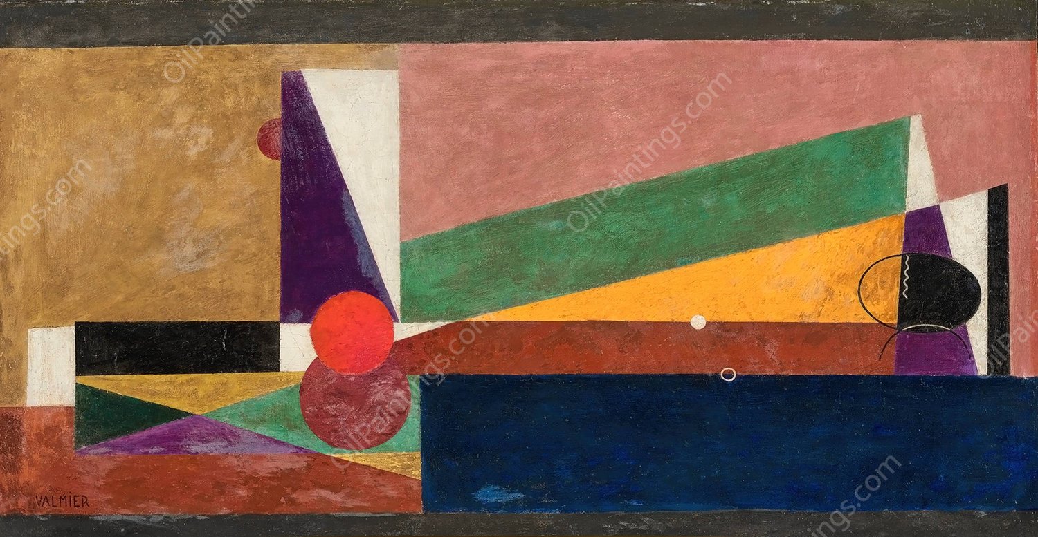 Personnage couche  by Georges Valmier - Hand-Painted Oil Painting Reproduction