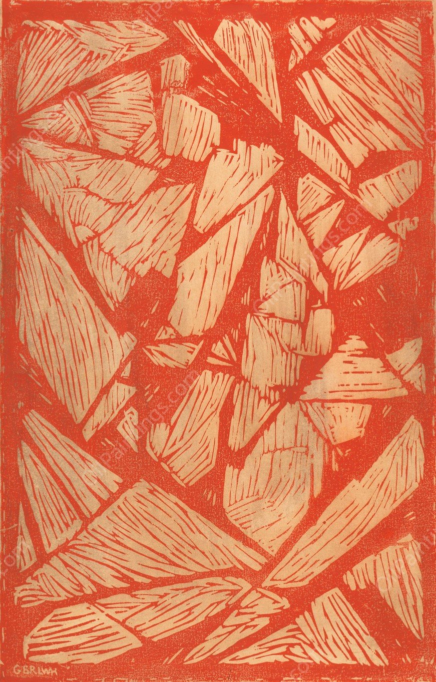 Zonder titel  by Ger Ladage - Hand-Painted Oil Painting Reproduction