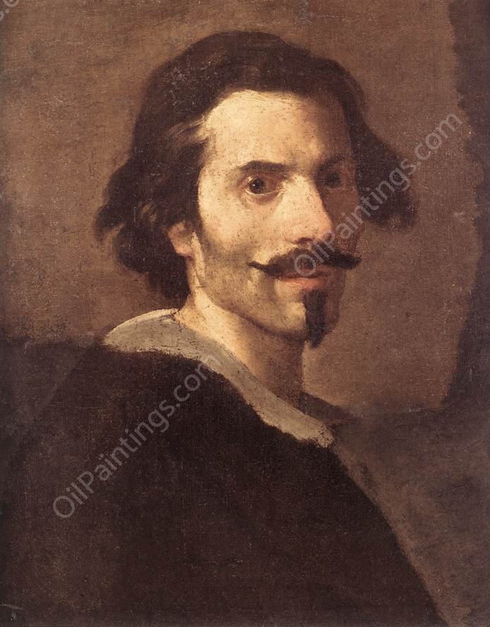 Self-Portrait as a Mature Man by Gian Lorenzo Bernini - Hand-Painted Oil Painting Reproduction