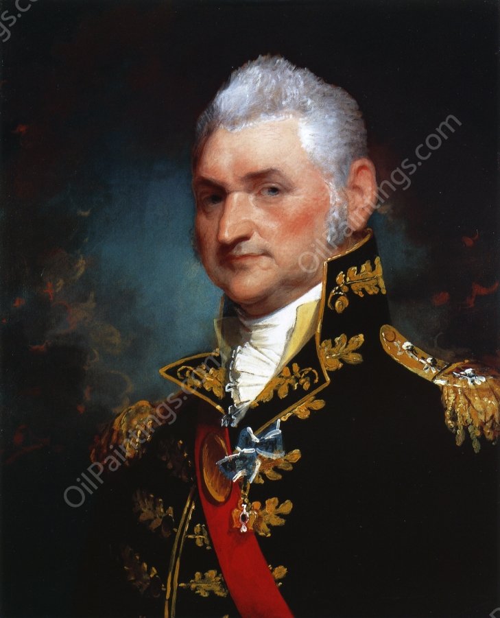 Henry Dearborn by Gilbert Stuart - Hand-Painted Oil Painting Reproduction