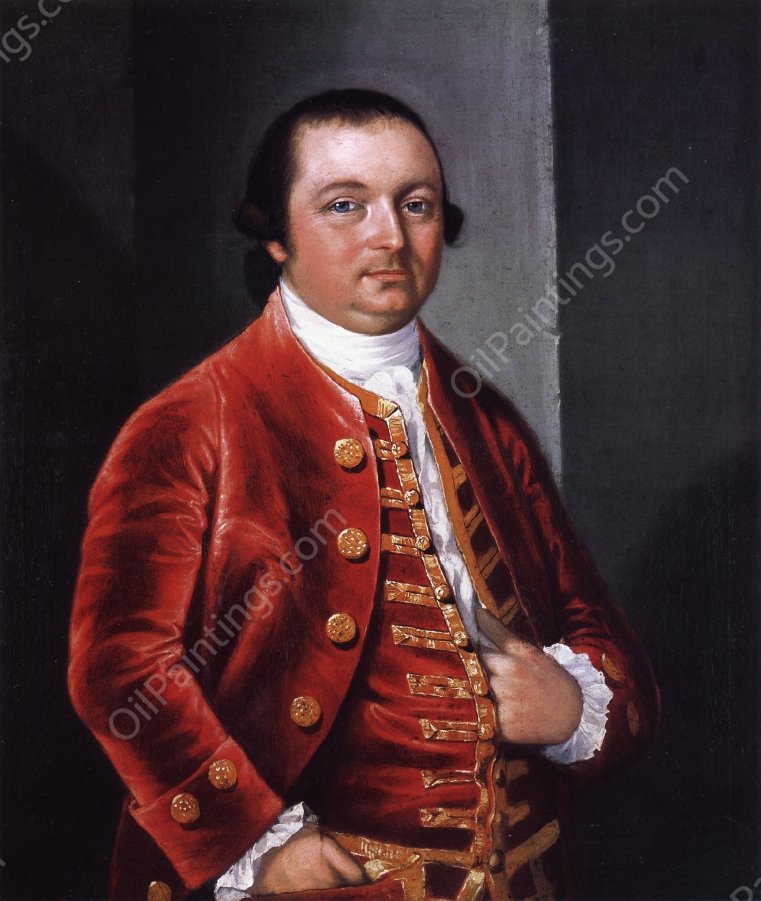 John Banister by Gilbert Stuart - Hand-Painted Oil Painting Reproduction