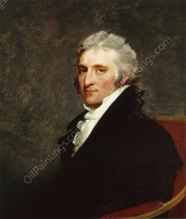 John Peter Van Ness by Gilbert Stuart - Hand-Painted Oil Painting Reproduction